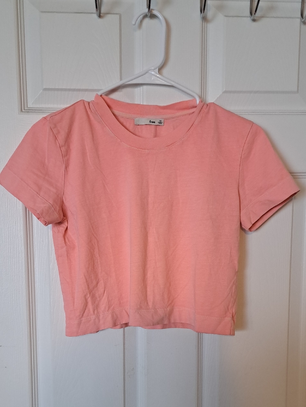 Wilfred Peach Pink Crop Tee
